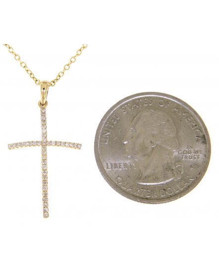CROSS DIAMOND PENDANT (SP547)