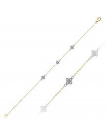 CLOVER STYLE DIAMOND BRACELET (TB1032)