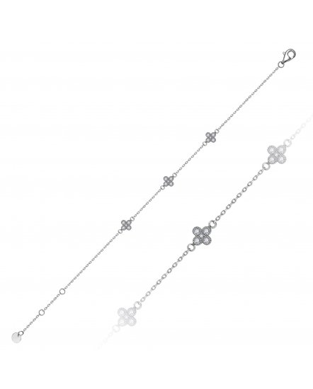 CLOVER STYLE DIAMOND BRACELET (TB1032)