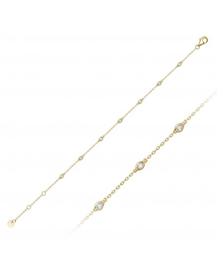 BEZEL DIAMOND BY THE YARD BRACELET (TB1033)