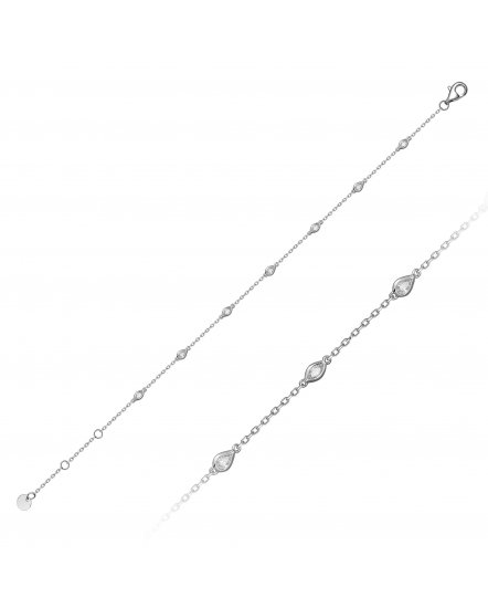BEZEL DIAMOND BY THE YARD BRACELET (TB1033)