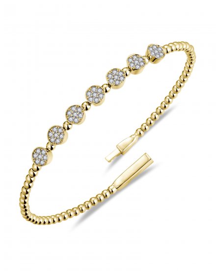 DIAMOND FLEXIBLE BANGLE BRACELET (TB1044)