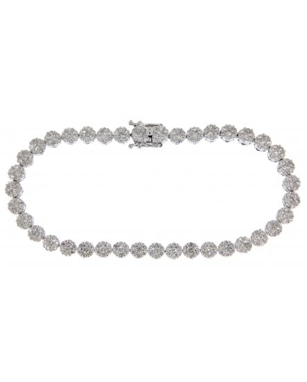 CLUSTER DIAMOND BRACELET (TB105)