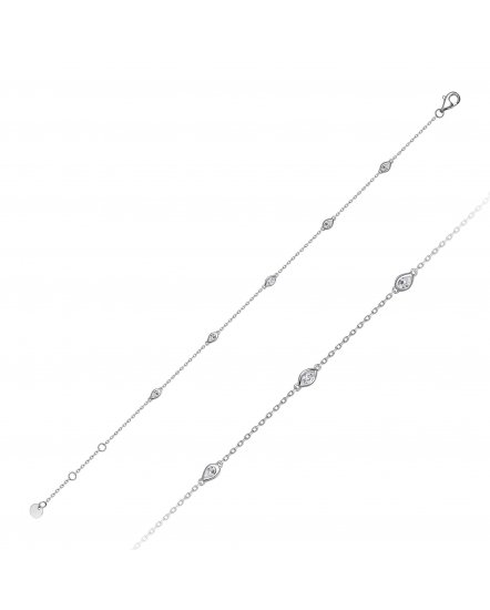 BEZEL DIAMOND BY THE YARD BRACELET (TB1070)