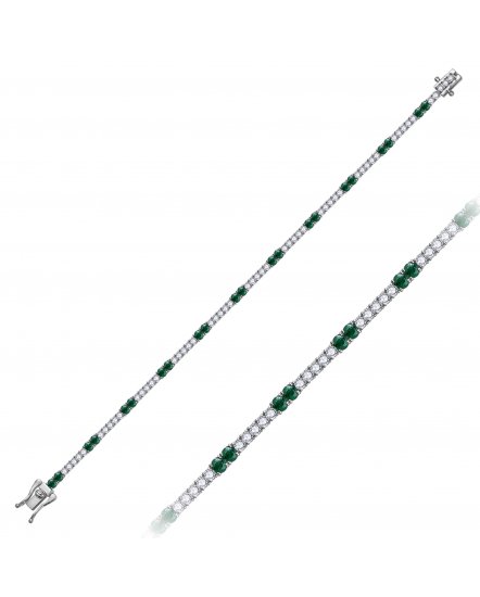 EMERALD DIAMOND BRACELET (TB1080)