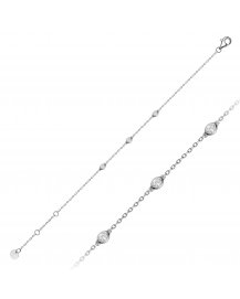 BEZEL DIAMOND BY THE YARD BRACELET (TB1086)