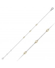 BEZEL DIAMOND BY THE YARD BRACELET (TB1115)