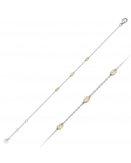 BEZEL DIAMOND BY THE YARD BRACELET (TB1115)