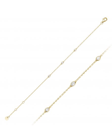 BEZEL DIAMOND BY THE YARD BRACELET (TB1116)