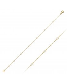 BEZEL DIAMOND BY THE YARD BRACELET (TB1117)