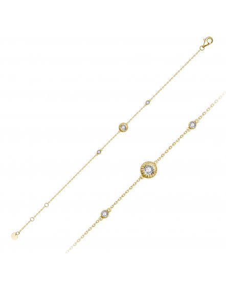 ROUND DIAMOND BY THE YARD BRACELET (TB1123)