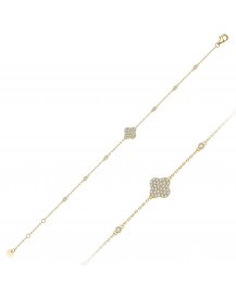 CLOVER STYLE DIAMOND BRACELET (TB1125)