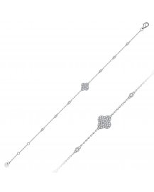 CLOVER STYLE DIAMOND BRACELET (TB1125)