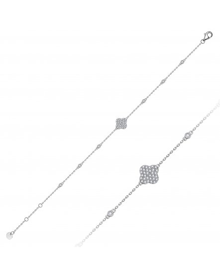 CLOVER STYLE DIAMOND BRACELET (TB1125)