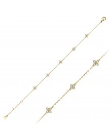 CLOVER STYLE DIAMOND BRACELET (TB1128)