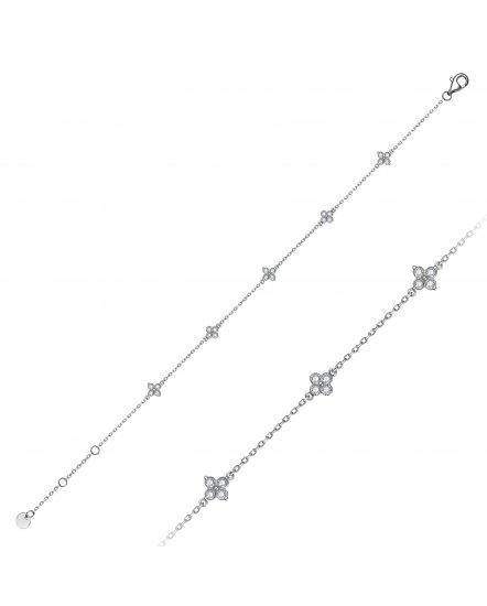 CLOVER STYLE DIAMOND BRACELET (TB1128)