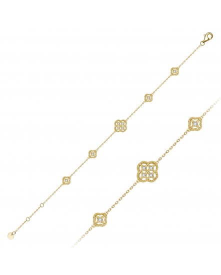 CLOVER STYLE DIAMOND BRACELET (TB1130)