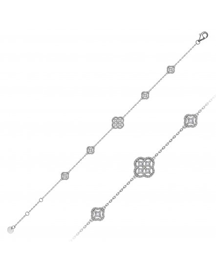 CLOVER STYLE DIAMOND BRACELET (TB1130)