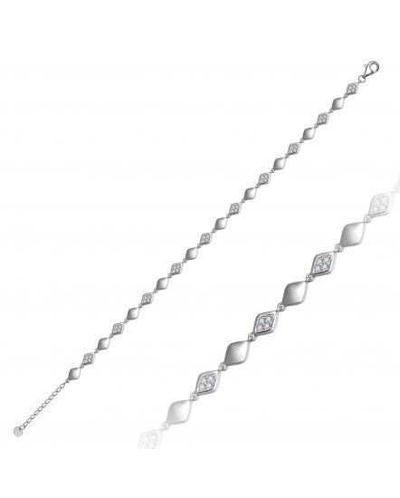 KITE SHAPE DIAMOND BRACELET (TB1131)