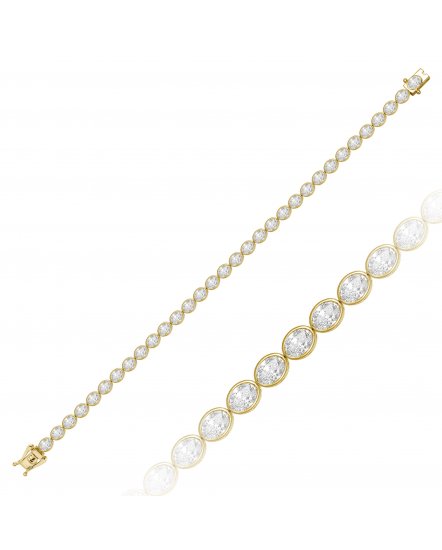 OVAL DIAMOND BRACELET (TB1139)