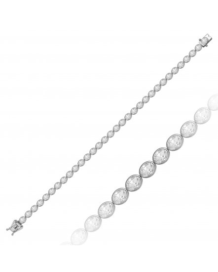 OVAL DIAMOND BRACELET (TB1139)