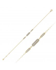 HEXAGON STYLE DIAMOND BRACELET (TB1144)