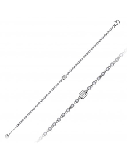 EMERALD CUT DIAMOND BRACELET (TB1154)