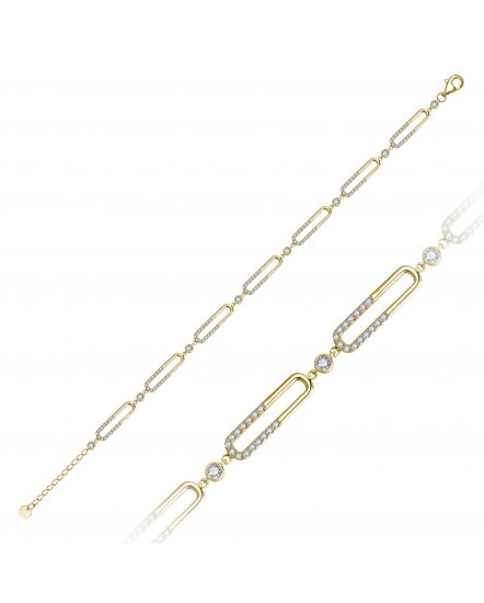 OPEN BAR DIAMOND BRACELET (TB1157)