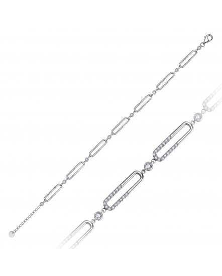 OPEN BAR DIAMOND BRACELET (TB1157)
