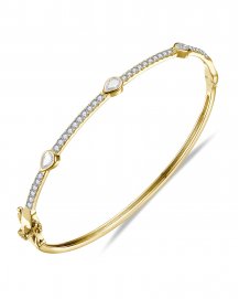 PEAR DIAMOND BANGLE BRACELET (TB1200)