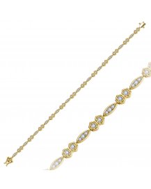 MARQUISE STYLE DIAMOND BRACELET (TB1202)