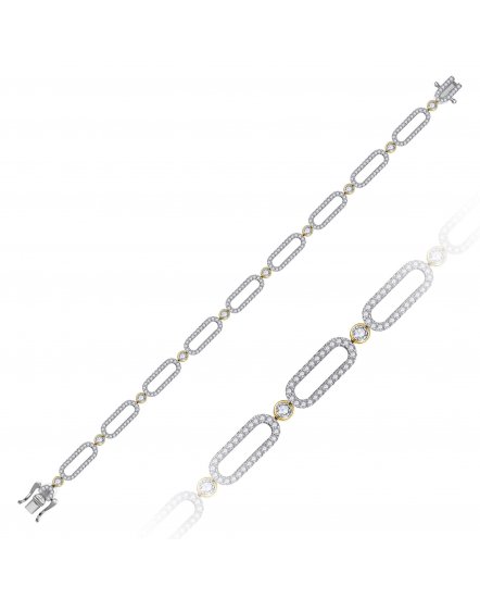 OPEN BAR DIAMOND BRACELET (TB1205)