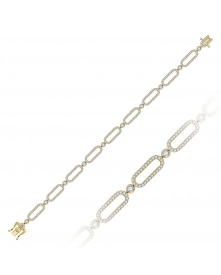 OPEN BAR DIAMOND BRACELET (TB1205)