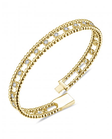 DIAMOND FLEXIBLE BANGLE BRACELET (TB1207)