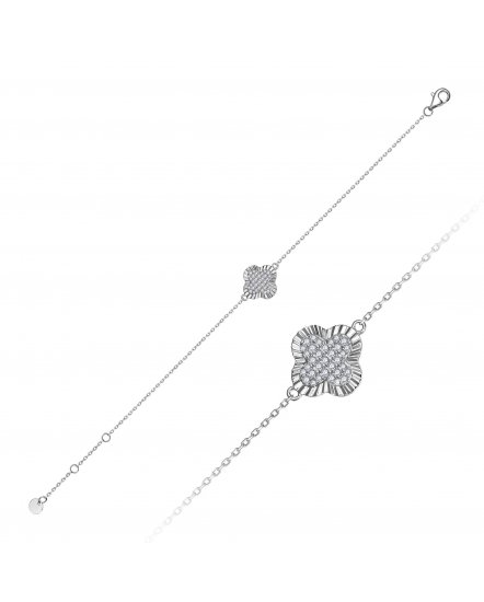 CLOVER STYLE DIAMOND BRACELET (TB1211)