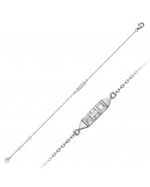 HEXAGON STYLE DIAMOND BRACELET (TB1214)