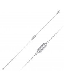 HEXAGON STYLE DIAMOND BRACELET (TB1218)