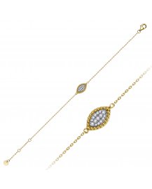 MARQUISE STYLE DIAMOND BRACELET (TB1227)