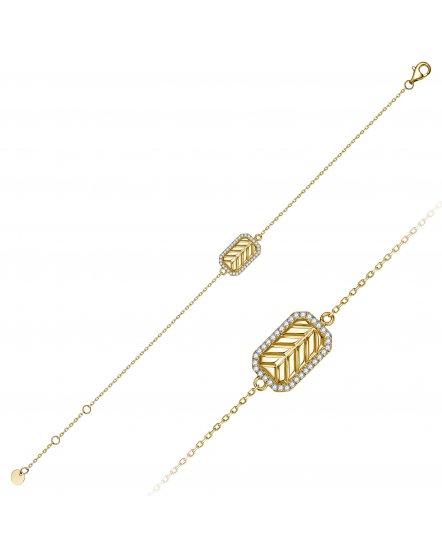 RECTANGLE DIAMOND BRACELET (TB1232)