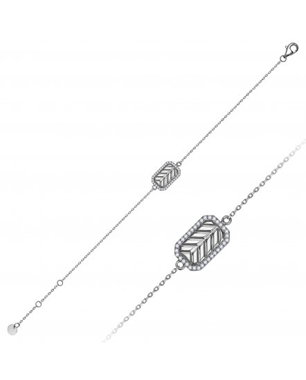 RECTANGLE DIAMOND BRACELET (TB1232)