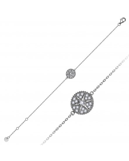 JEWISH STAR DIAMOND BRACELET (TB1240)