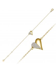 HEART SHAPE DIAMOND BRACELET (TB1241)