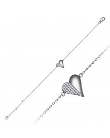 HEART SHAPE DIAMOND BRACELET (TB1241)