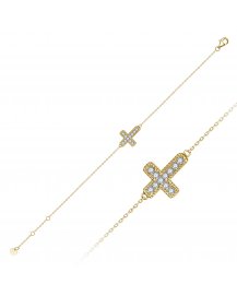 CROSS DIAMOND BRACELET (TB1243)