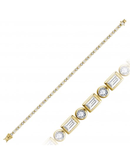 BAGUETTE DIAMOND BRACELET (TB1251)