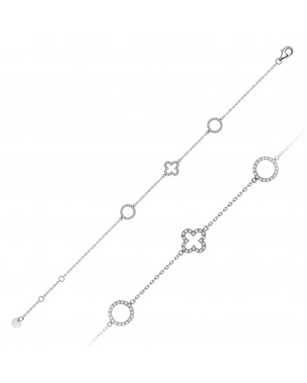 CLOVER STYLE DIAMOND BRACELET (TB1252)
