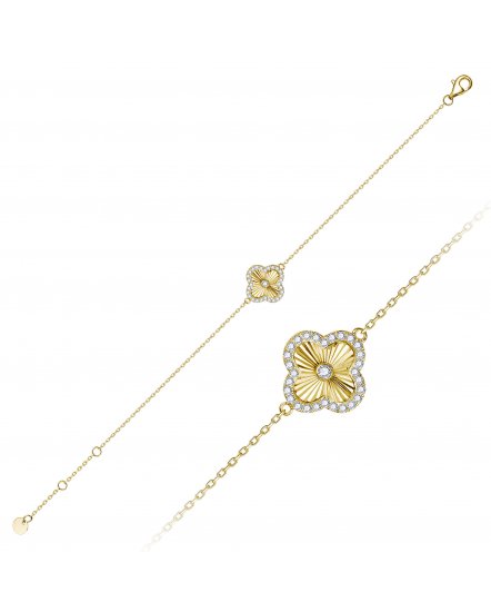 CLOVER STYLE DIAMOND BRACELET (TB1253)