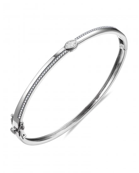 MARQUISE DIAMOND BANGLE BRACELET (TB1256)