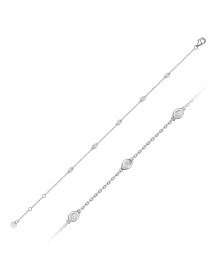 BEZEL DIAMOND BY THE YARD BRACELET (TB1258)