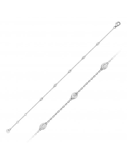 BEZEL DIAMOND BY THE YARD BRACELET (TB1258)